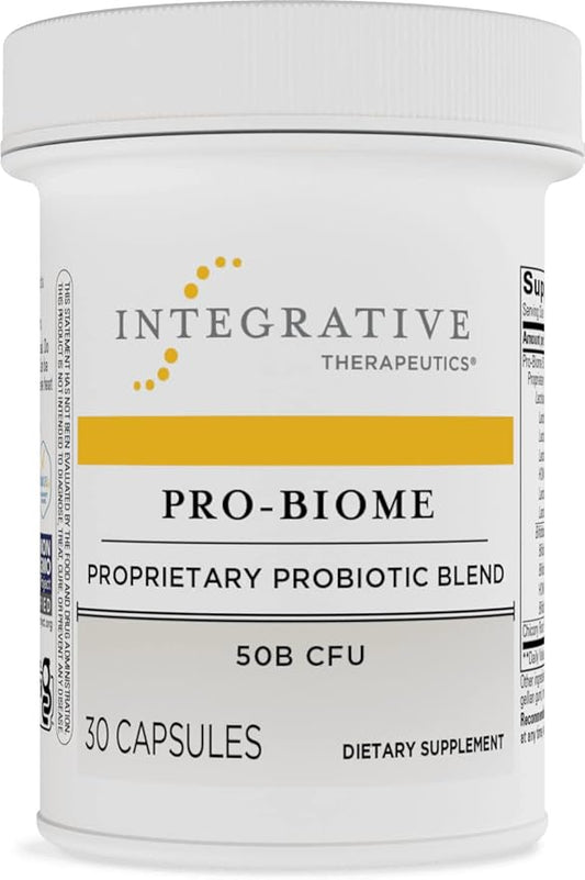 Integrative Therapeutics - Pro-Biome 50B CFU - Proprietary Probiotic Blend - 30 Capsules