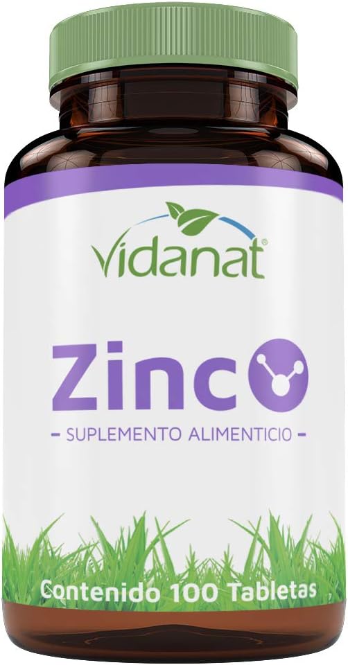 Vidanat Zinc 100 Tablets – Immune Support, Skin Health & Antioxidant Power (100 Servings)