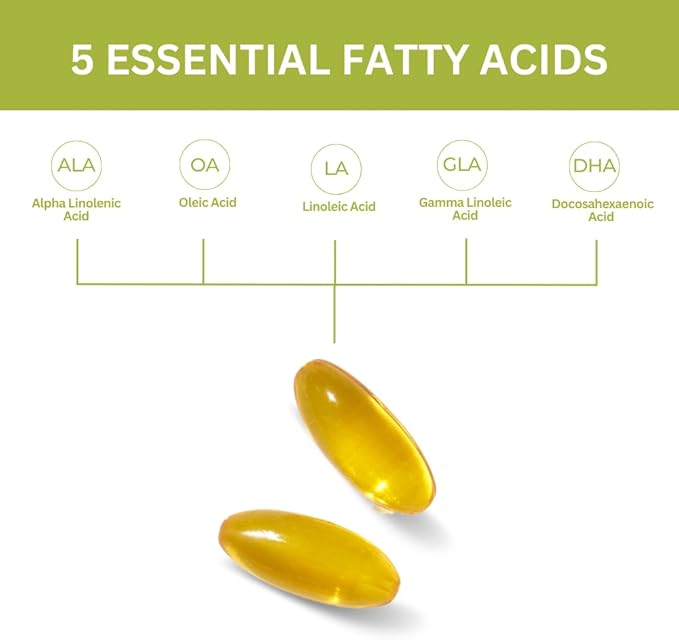 Youngevity Ultimate EFA - Organic Source of Essential Fatty Acids | Omega 3, 6, & 9 | Made from Borage, Flax & Fish Oil | 180 Count (180 Count (Pack of 1))