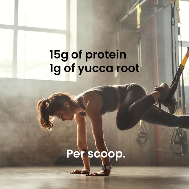 Hydrolyzed Beef Collagen Peptides Powder with Cordyceps & Yucca Root - Supports Muscle Recovery, Gut & Joint Health - Mango Flavor Protein Powder, 10oz