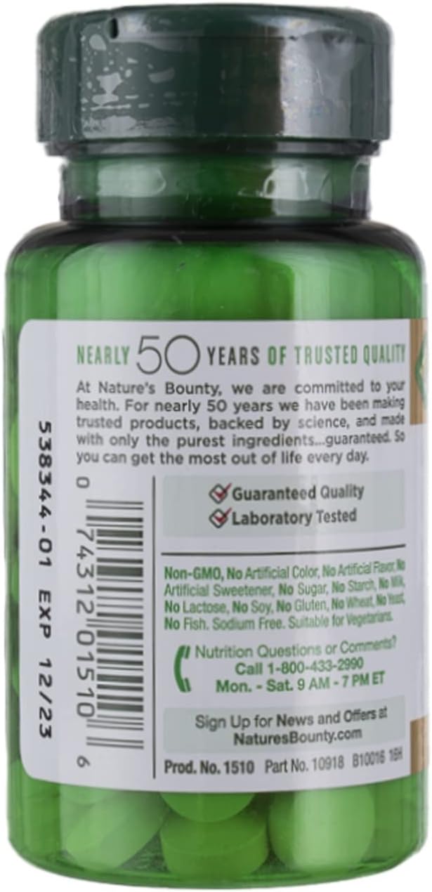 Nature's Bounty Vitamin C, 500mg, 100 Tablets