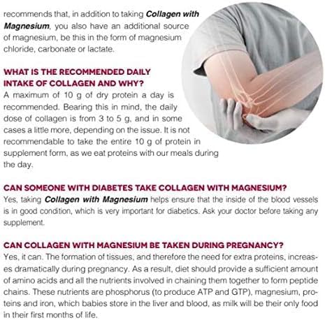 2 Pack - Ana Maria LaJusticia Collagen with Magnesium - 180 Tablets. Skin Rejuvenation, Nervous System Support, Bone and Teeth Health