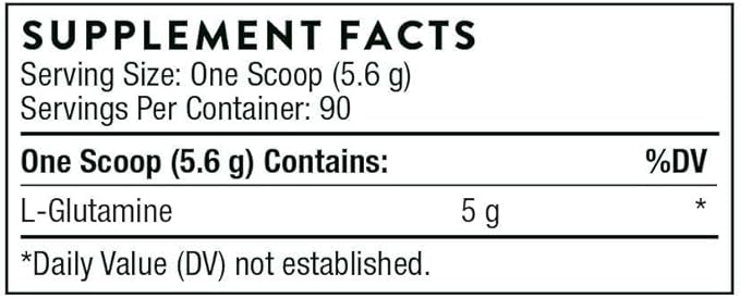 THORNE L-Glutamine Powder - Glutamine Powder for GI Health and Immune Function* - 17.8 Oz