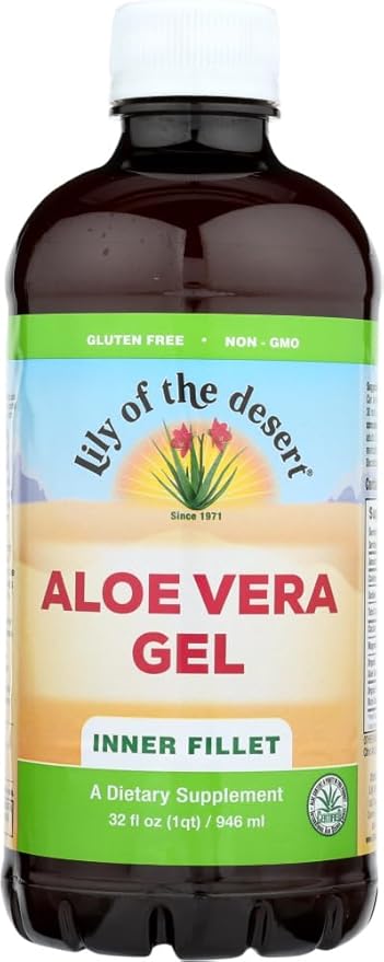 Lily of The Desert Aloe Vera Gel Organic Liquid 32 oz (Pack of 1)