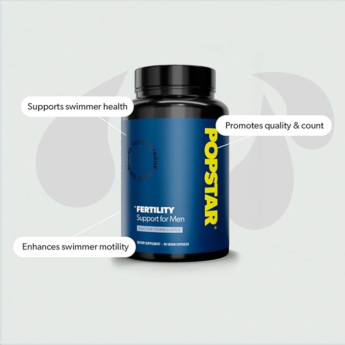 Fertility Supplement For Men - Doctor Formulated - Made in the USA - Men's Prenatal Vitamins - Male Fertility Supplements - Booster - Count & Motility Activator - 90 Vegan Capsules (1 Month Supply)