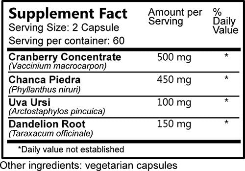 Daily Manufacturing URO-Fit™ (Cranberry Concentrate, Chanca Piedra, Uva Ursi & Dandelion Root)