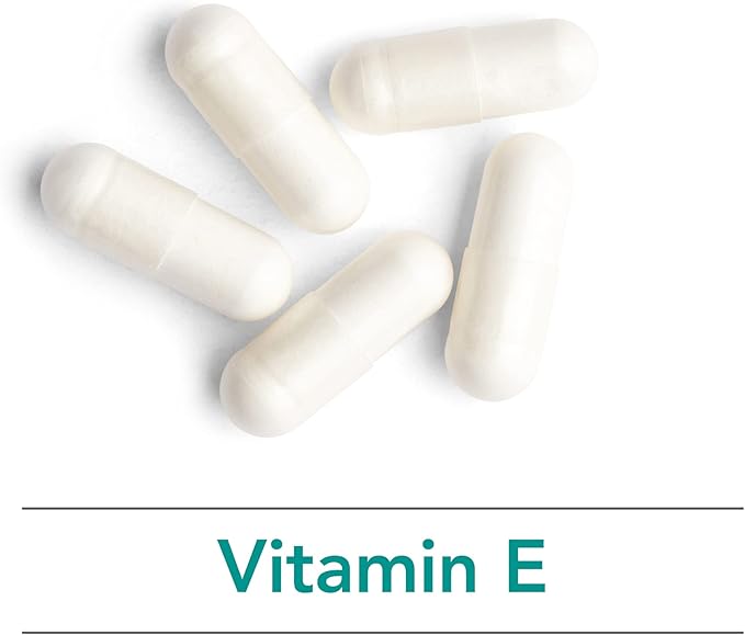 Nutricology Vitamin E Succinate Supplement - for Men & Women, 400 IU D-Alpha-Tocopheryl, Antioxidant, Vegetarian Capsules - 100 Count