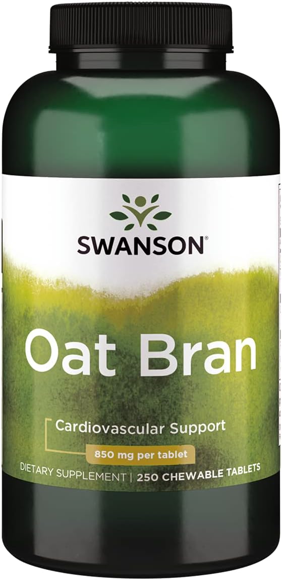 Swanson Oat Bran 850 Milligrams 250 Chwbls