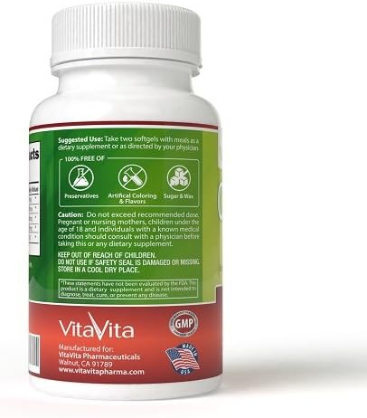 Extra Strength CoQ10 Complex, Enhanced with EPA/DHA, Lecithin, Flaxseed and Vitamin E (180 Softgels)