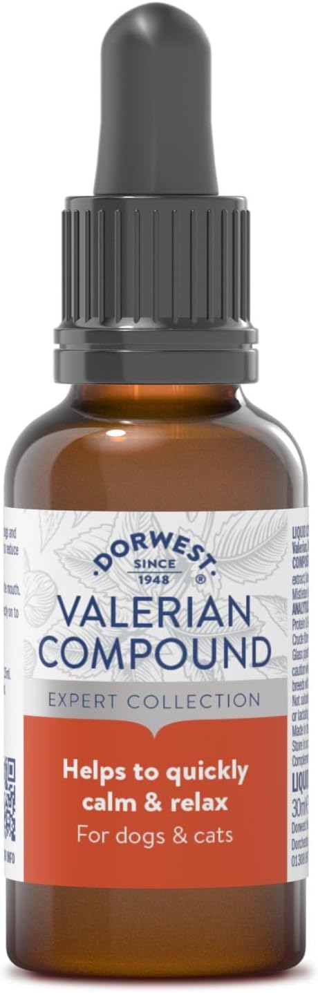 Organic Valerian Compound for Dogs and Cats 30 ml