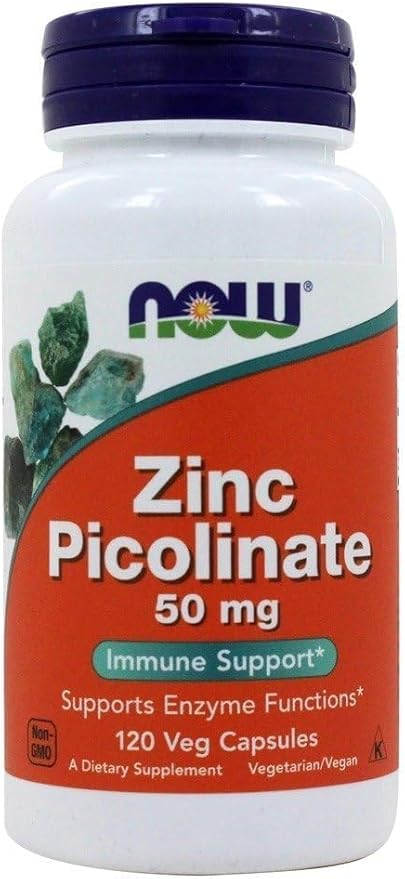 NOW Foods - Zinc Picolinate 50 mg, 120 capsules