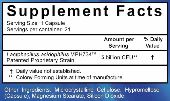 Probiotic for Lactose Intolerance. 7 Day Supply Provides Months of Relief - Helps Digest Lactose in Dairy - Lactase Producing Probiotic - 21 Caps