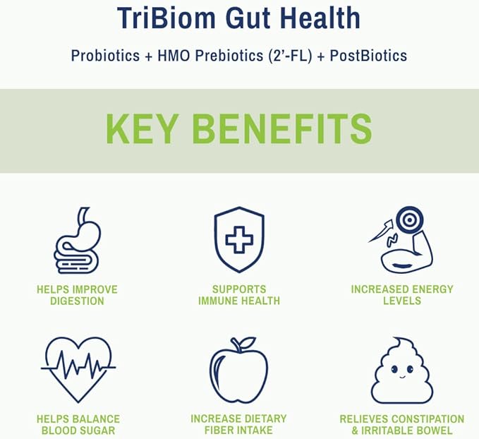 Diversify® Total Gut Health Human Milk Oligosaccharides with prebiotics + Resistant Starch. Precision Probiotic Formula to Help with Leaky Gut. Vegan, Non-GMO Gluten-Free (1 Unit)