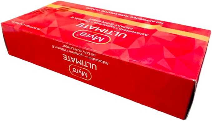 Myra Utimate with Astaxanthin, Lycopene and Vitamin E, 30 Softgel Capsules