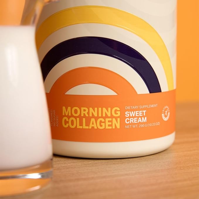 Podium Nutrition, Morning Collagen, Sweet Cream, 20 Servings, Collagen Protein, Gluten Free, Soy Free
