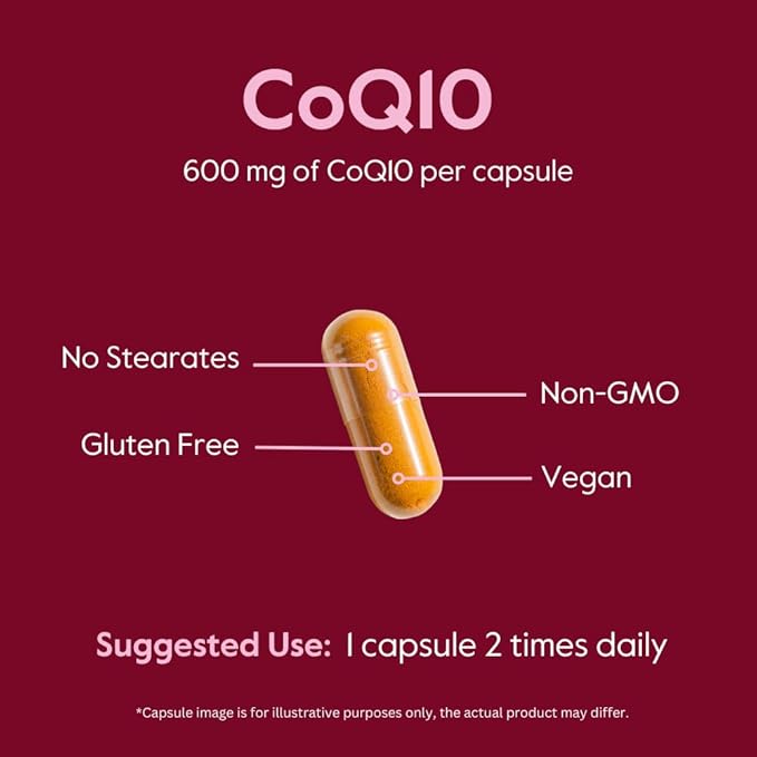 BESTVITE Coenzyme CoQ10 600mg per Capsule with Bioperine (180 Vegetarian Capsules) (3-Pack) Naturally Fermented - No Stearates - No Fillers - Vegan - Non GMO - Gluten Free