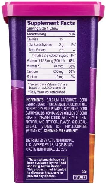Viactiv, Calcium Plus D, Soft Chews, Caramel - 100 soft chews, Pack of 2