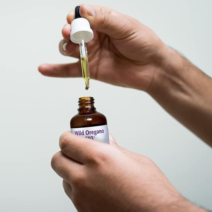 New Roots | Wild Oregano Oil Drops, C93 | 93% Carvacrol (1 fl oz) Compare to Organic | Hand-Picked Mediterranean Oregano Oil Liquid | Non-GMO, Vegan, Gluten-Free
