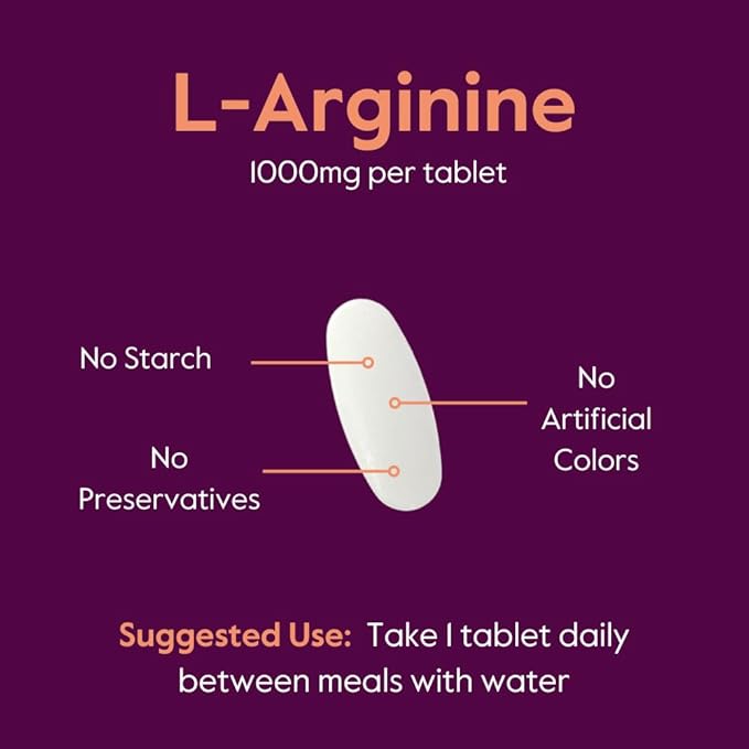 BESTVITE L-Arginine 1000mg (480 Tablets) (240 x 2) containing 20% More Pure L-Arginine as Compared to L-Arginine HCL Products