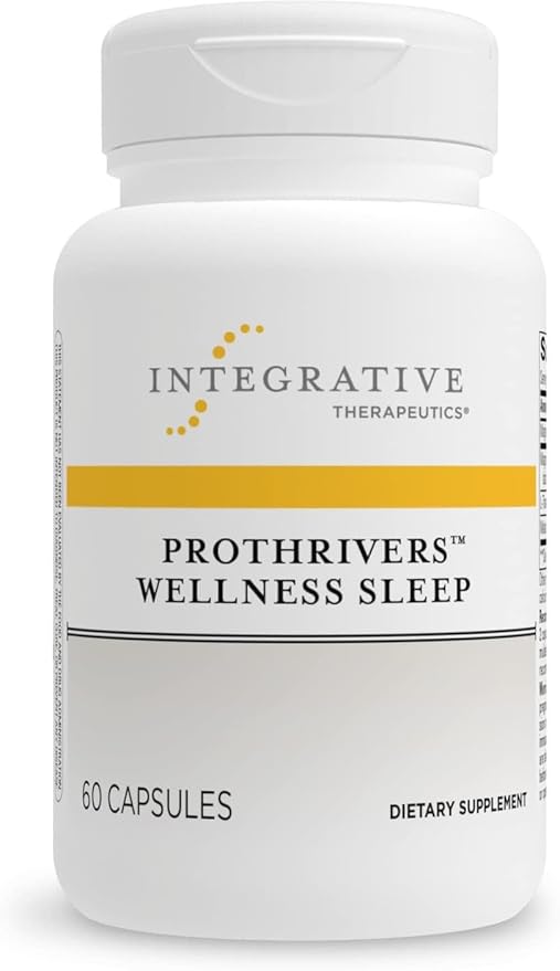 Integrative Therapeutics ProThrivers Wellness Sleep - Sleep Supplement with Melatonin, Magnesium Bisglycinate & L-Theanine* - Vegan, Gluten-Free & Dairy-Free Sleep Support Supplement* - 60 Capsules