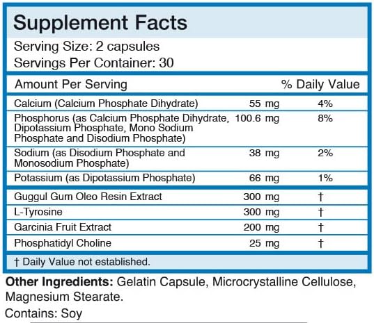 Thyroid T3 Radical Metabolic Support for Women and Men, Energy and Focus, Healthy Thyroid Function, Natural Formula, Non-GMO, No Caffeine, 2 Pack 60 Servings, 120 Capsules