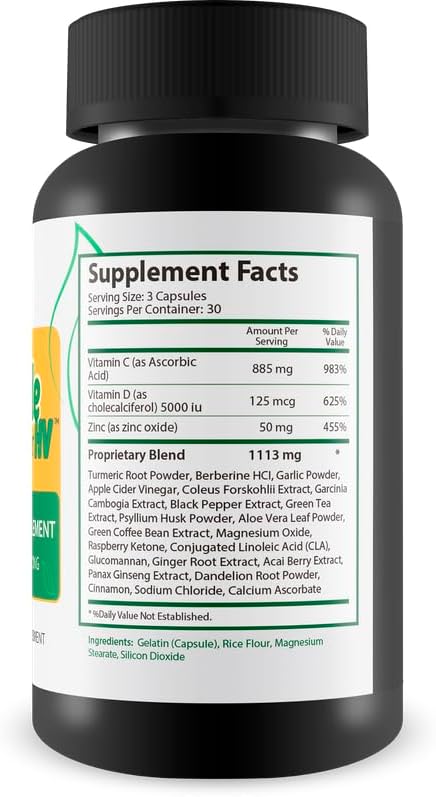 Homemade Elixir HV - Our Best Immune Support Supplement - Herbal Vitamin Immune Support Capsules - Our Best Immune Pills Nature Vitamin D Zinc C Best Herbs Vitamins - Vitamins Immune Support Pills
