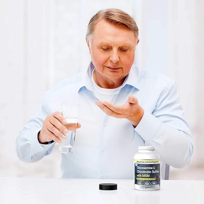 Advanced Mobility & Flexibility Support Formula with Glucosamine, Chondroitin & MSM – 240 Capsules for Active Lifestyles & Daily Wellness