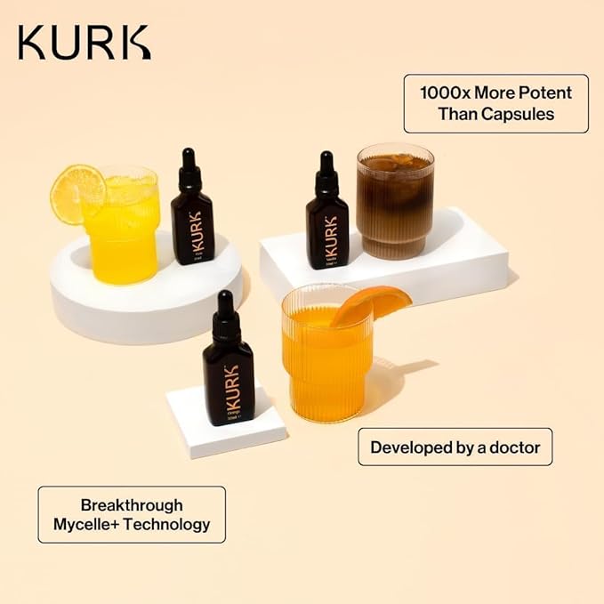 High Strength Liquid Curcumin Oil from Turmeric | Advanced Absorption Technology | 1000x More Absorbent Than Powders & Capsules - Cola 1 Fl Oz (30ml)