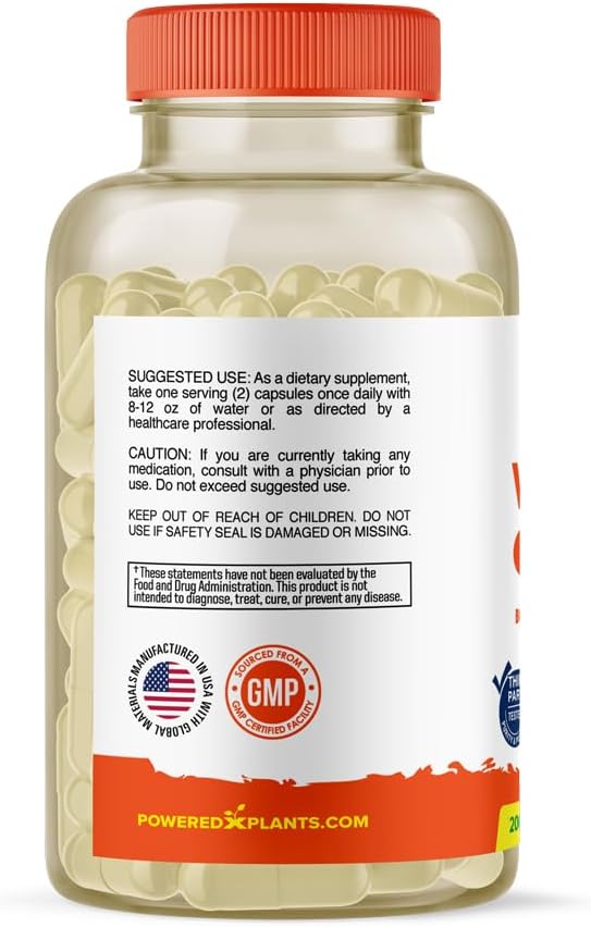 Liposomal Vitamin C Capsules 1500mg Buffered High Absorption VIT C, Immune System & Collagen Booster, 1500 mg High Dose Fat Soluble Immunity Support Ascorbic Acid Supplement (200 Capsules) Vegan
