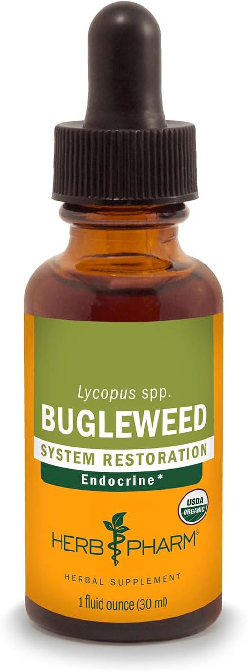 Herb Pharm Bugleweed Liquid Extract for Endocrine System Support - 4 Ounce