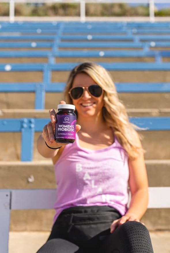 MRM Nutrition Women’s Probiotics | Intestinal + Immune Health | Prebiotics + postbiotics | Clinically Proven| 25 Billion Cells | Good Bacteria for Gut Health| Shelf Stable | 30 Servings