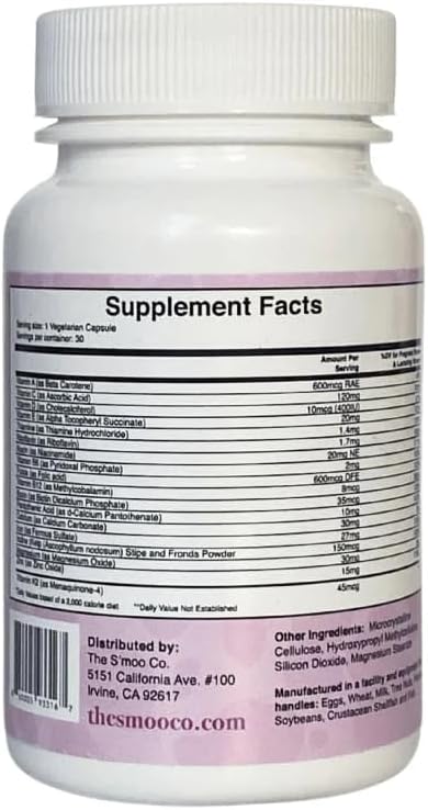 Prenatal Vitamins for Women with Iron, Vitamin D, Calcium & More, Supports Healthy Pregnancy & Baby Development - Maintains Red Blood Cells & Nervous System - Early Pregnancy Must Haves - 30 Caps