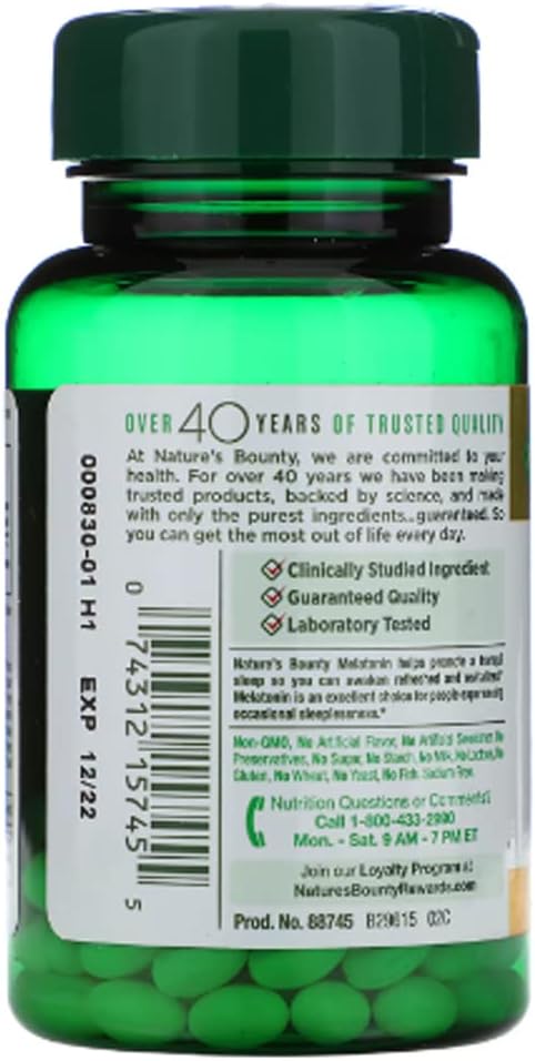 Nature's Bounty Super Strength Melatonin 5mg Softgels 90 ea