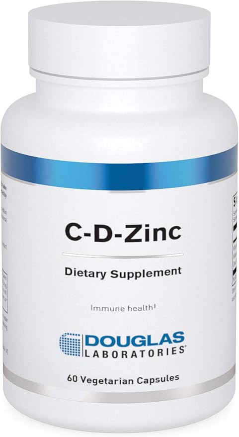 Douglas Laboratories C-D-Zinc | Support for Cellular Health and Immune Function* | 60 Vegetarian Capsules