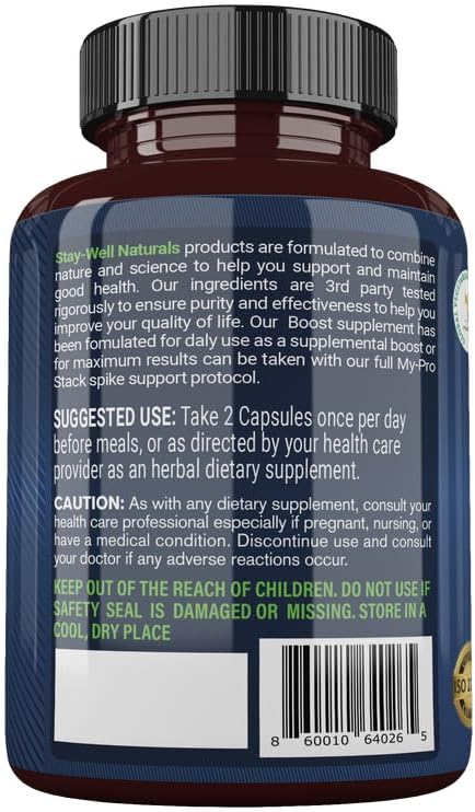 Spike Support Supplement, Nattokinase, Dandelion Root, Irish Sea Moss, Selenium, Black Seed- Natural Immunity Booster | Vegan, Non-GMO, Gluten-Free, 60 Day Supply, 120ct