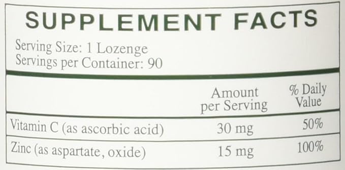 Rx Vitamins Zinc Lozenges, 90 Lozenges