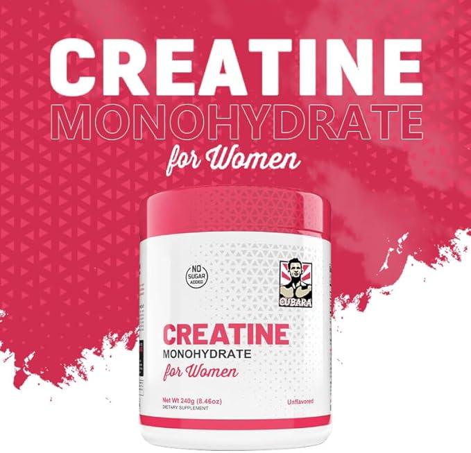 Creatine Monohydrate for Women, 8.46oz, Sugar-Free with Collagen and BCAAs, Unflavored