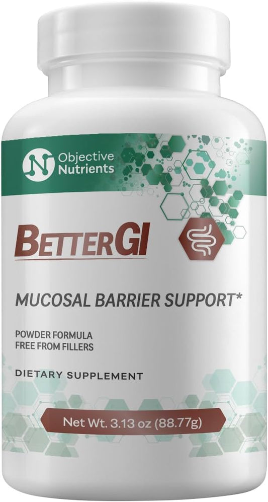 BetterGI Mucosal Barrier Support, with Serum Bovine Immunoglobulin (SBI) & N-Acetyl-Glucosamine, Gut Repair & Protection, No Fillers or Preservatives, Net Wt 3.13 oz (75 Servings)