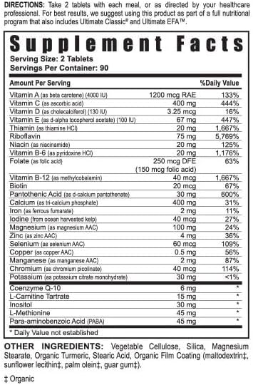 Youngevity Ultimate Daily Capsules 180 Count (4 Pack)