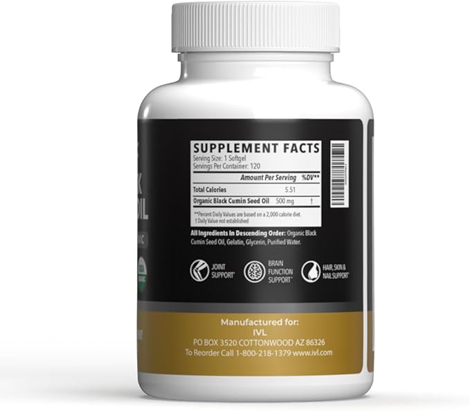 IVL Black Seed Oil Organic