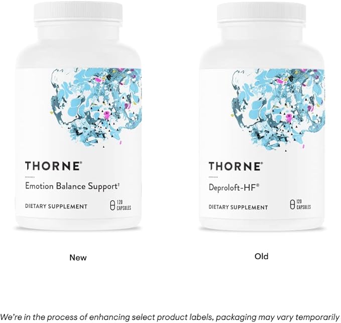 THORNE Emotion Balance Support (Formerly Deproloft-HF) - Botanical Supplement for Positivity and Stress Management* - 120 Capsules