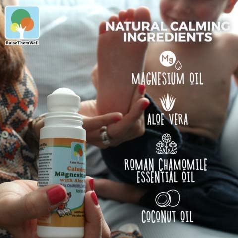 Magnesium Oil with Aloe Vera – Soothing Roll-On Applicator for Relaxation & Muscle Support, Fast-Absorbing Topical Formula, 3 fl oz