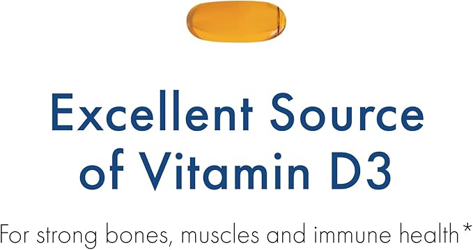 WHC, UnoCardio 1000 Fish Oil, 1300 mg of Pure Triglyceride Fish Oil with Omega-3 (1180 mg), 665 mg EPA and 445 mg DHA and 25 mcg (1000 IU) Vitamin D3 per softgel, Natural Orange, 60 softgels