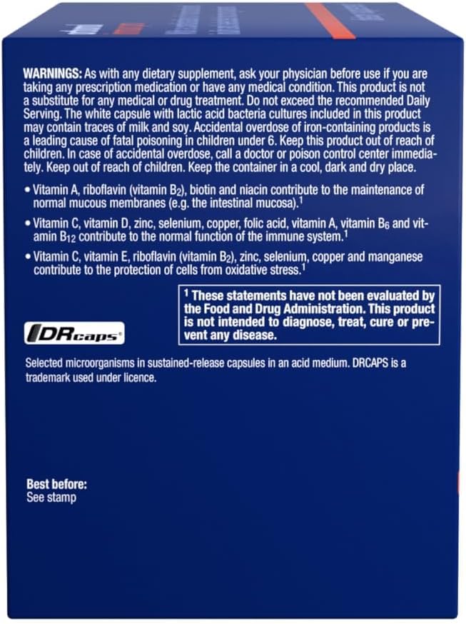 Orthomol Immun Pro, Immune Support Supplement, 30-Day Supply, Vitamins A, B, C, D, E, Zinc, Iodine