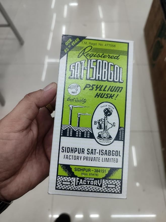Sat Isabgol Psyllium Husk (Sat-Isabgol), 200gm, Pack of 200 Grams