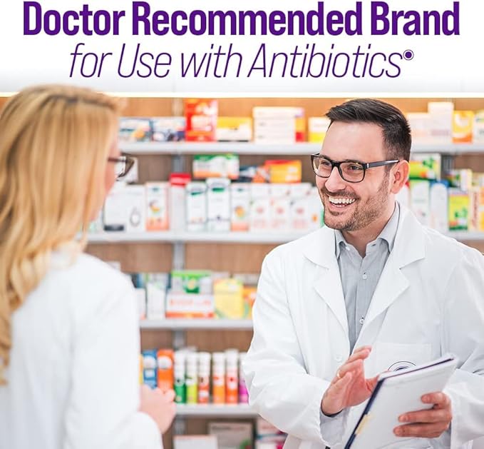 Culturelle Probiotics Ultimate Balance Probiotic for Use with Antibiotics - 20 Count – Probiotic Capsules Help Restore Good Bacteria Lost During Antibiotic Use & Contribute to A Healthy Immune System