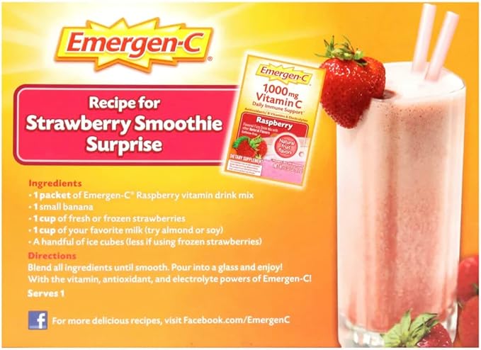 Emergen-C Tangerine Fizzy Drink Mix 90 Pack