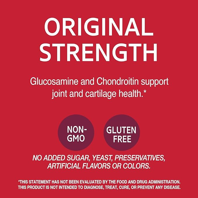 21st Century Glucosamine/Chondroitin, Original Strength, 200 Easy to Swallow Capsules