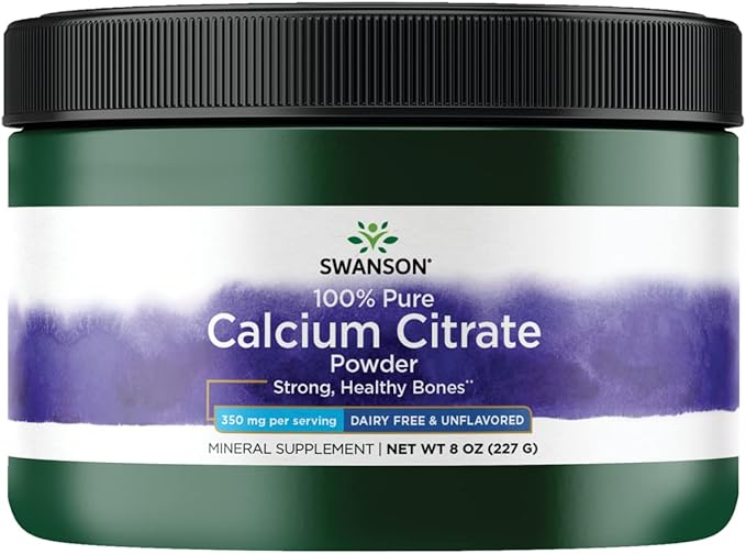 Swanson 100% Pure Calcium Citrate PWD 8 OZ
