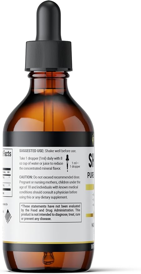 Pure Himalayan Shilajit Liquid Drops | Natural Shilajit Drops | 85+ Trace Minerals & 40% Fulvic Acid | Energy | Strength & Immunity | by the Healthy Life 4 me | 60 Day Supply